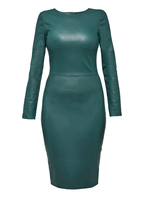 MRS. SMITH STRETCH LEATHER DRESS - AS by DF