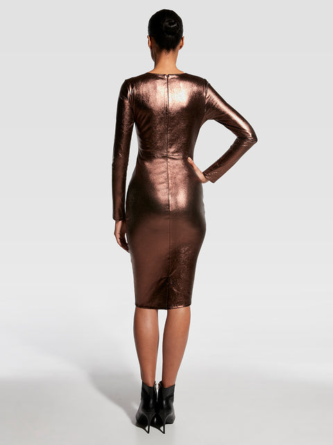 MRS. SMITH STRETCH LEATHER DRESS - AS by DF