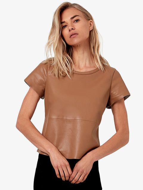 NEW GUARD RECYCLED LEATHER TEE