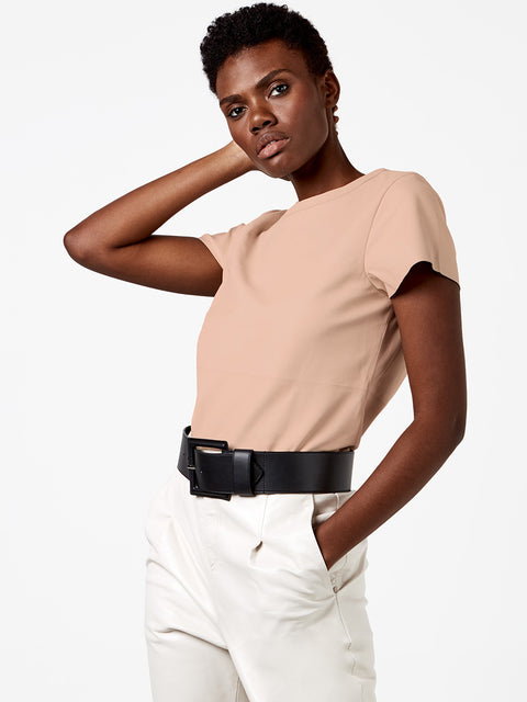 NEW GUARD RECYCLED LEATHER TEE