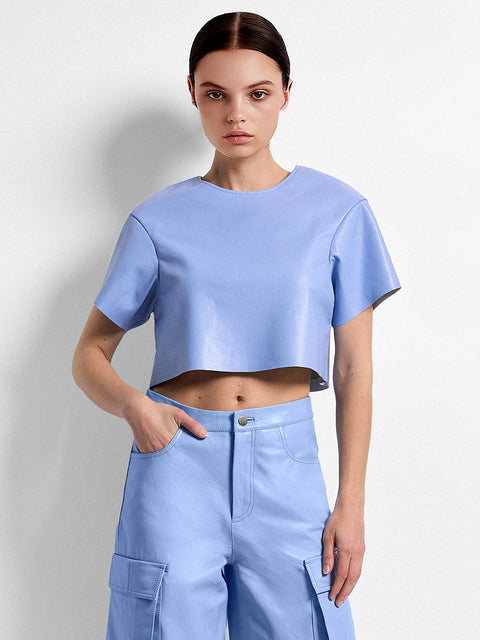 BECK RECYCLED LEATHER TEE