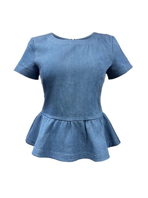 DOMINGA DENIM TOP