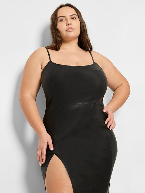 CURVE APHRODITE STRETCH LEATHER DRESS