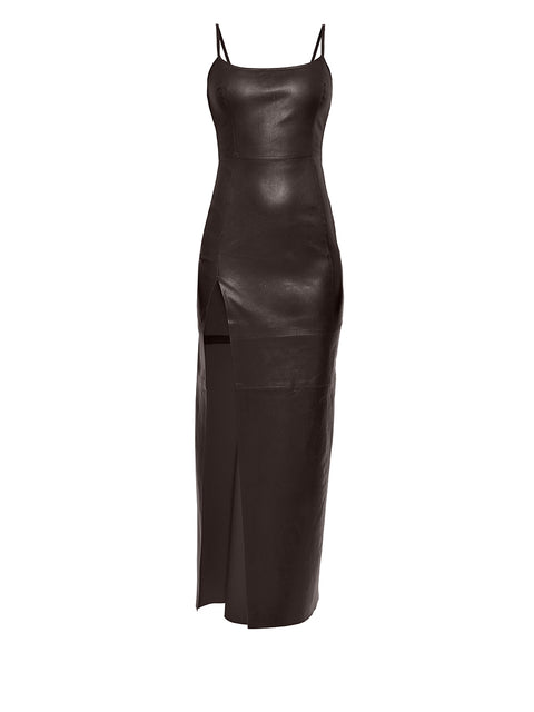 CURVE APHRODITE STRETCH LEATHER DRESS