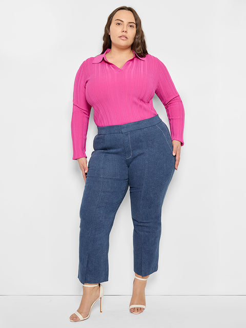 CURVE GIANNA CROPPED MICRO FLARES