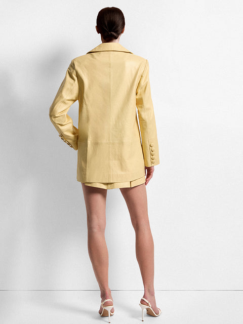 WILLOW LEATHER BLAZER