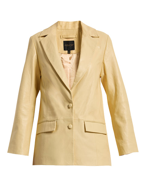 WILLOW LEATHER BLAZER