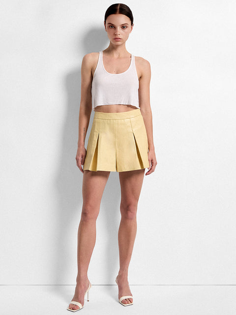 WILLOW LEATHER SKORTS
