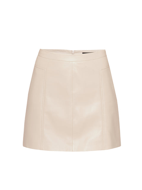 AINSLEY RECYCLED LEATHER SKIRT