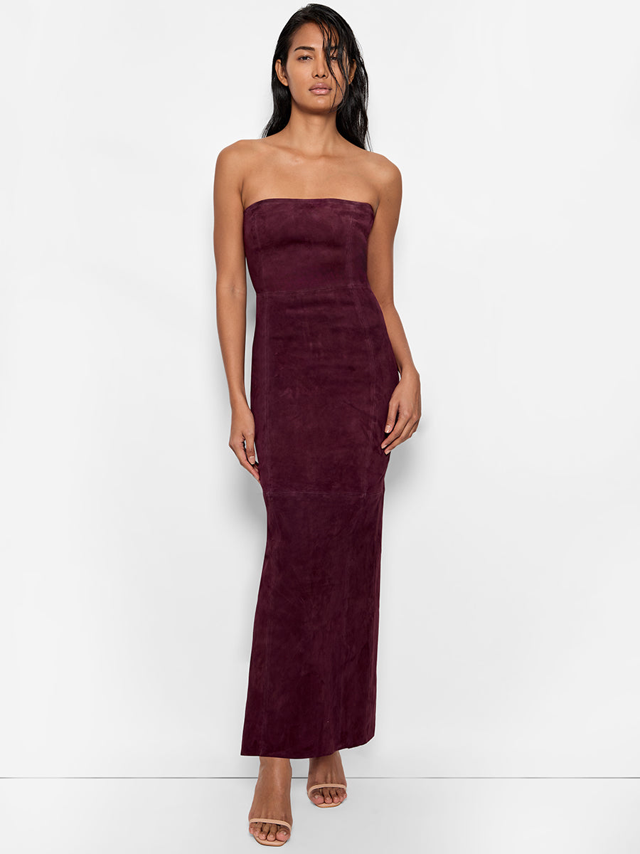 As by DF Women's Venus Stretch Suede Dress - Port Wine - Size Large As by DF Women's Venus Stretch Suede Dress - Port Wine - Size Large