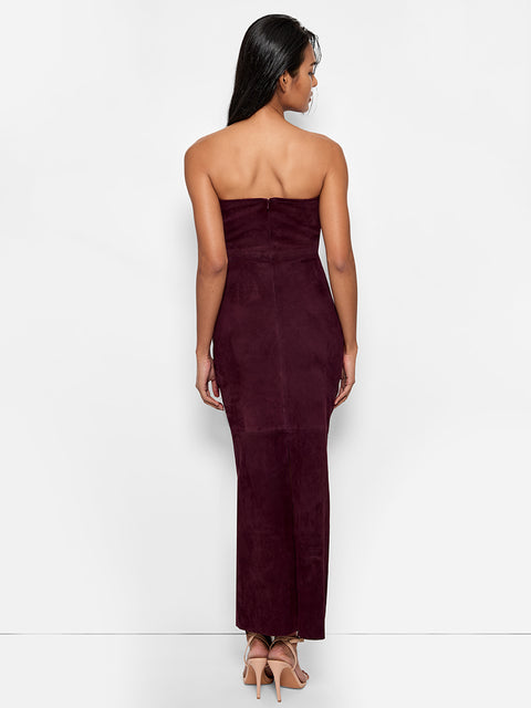 CURVE VENUS STRETCH SUEDE DRESS