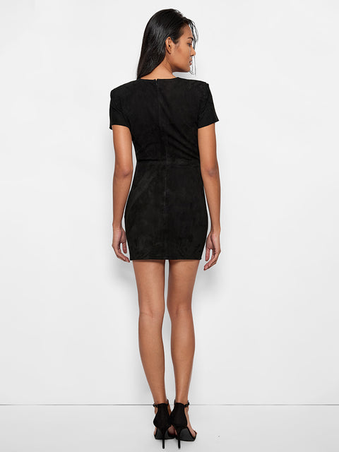 CURVE FORTUNA STRETCH SUEDE DRESS