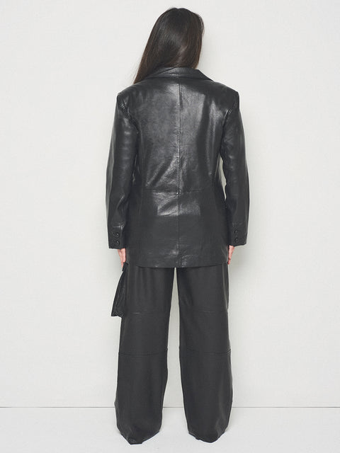 BLAZER JORDAN IN PELLE RICICLATA