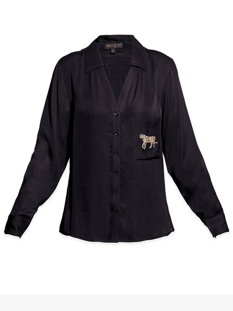 CURVE SPIRIT ANIMAL BLOUSE