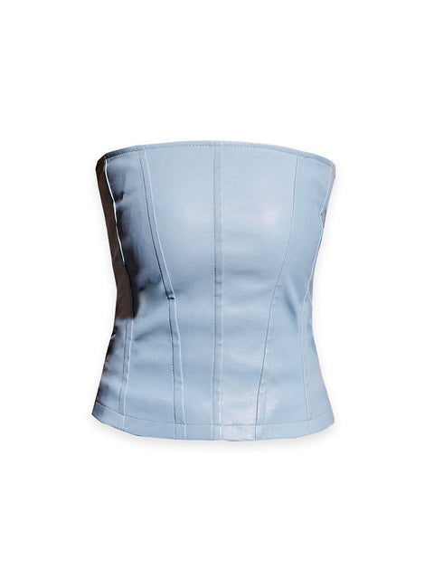 CURVE ARCHER STRETCH LEATHER BUSTIER