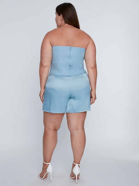 CURVE ARCHER STRETCH LEATHER BUSTIER