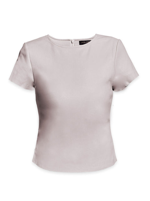 CURVE BRANDO STRETCH LEATHER TEE