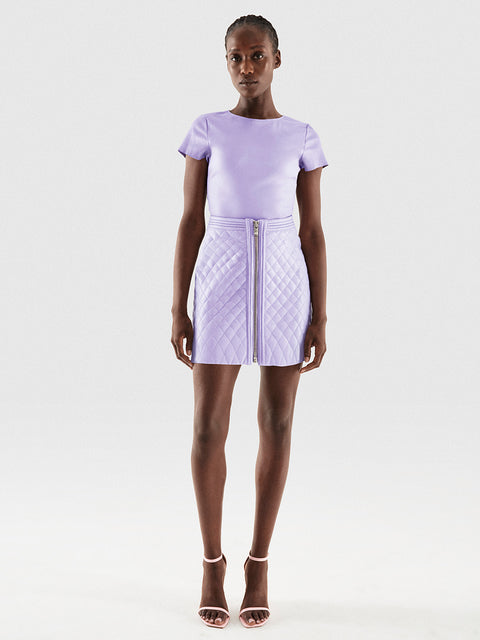 NICO RECYCLED LEATHER SKIRT