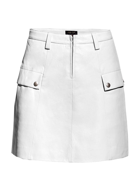 JAMESON RECYCLED LEATHER SKIRT