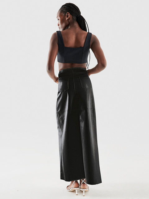 IMOGEN RECYCLED LEATHER SKIRT