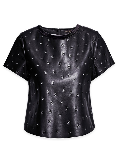 JUDE RECYCLED LEATHER TEE