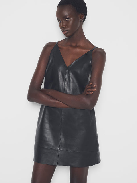 RYDER UPCYCLED LEATHER DRESS