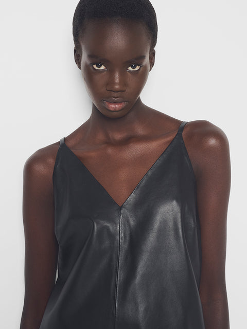 RYDER UPCYCLED LEATHER DRESS