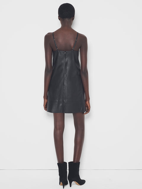 RYDER UPCYCLED LEATHER DRESS