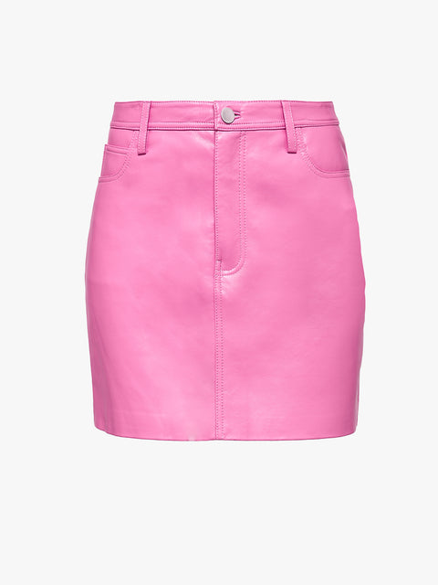 DIXIE RECYCLED LEATHER SKIRT