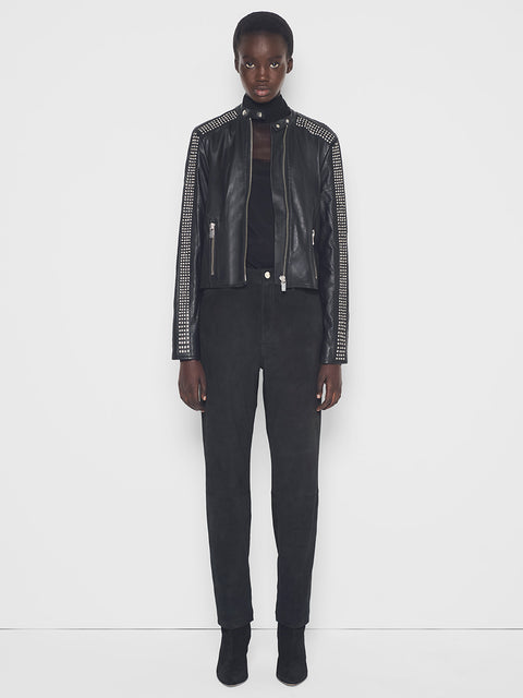 CURVE RYDER UPCYCLED LEATHER JACKET