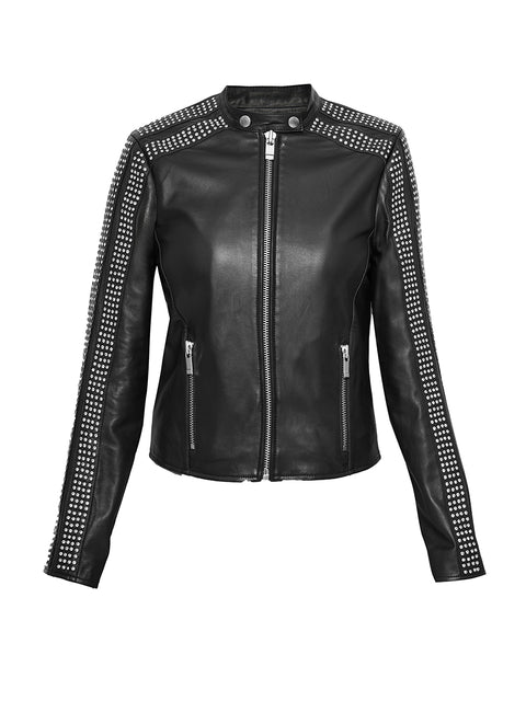 CURVE RYDER UPCYCLED LEATHER JACKET