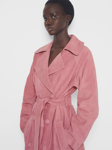 CANDY SUPERSUEDE TRENCH COAT
