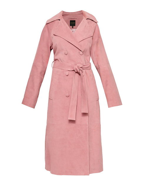 CANDY SUPERSUEDE TRENCH COAT