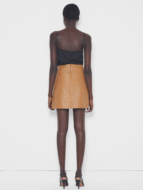 NADINE UPCYCLED LEATHER SKIRT