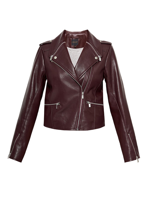 CURVE CINDY RECYCLED LEATHER JACKET