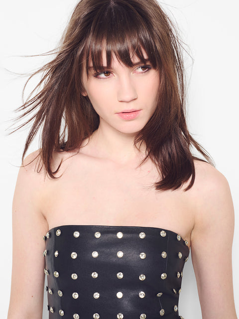 IMMORTAL STRETCH LEATHER DRESS