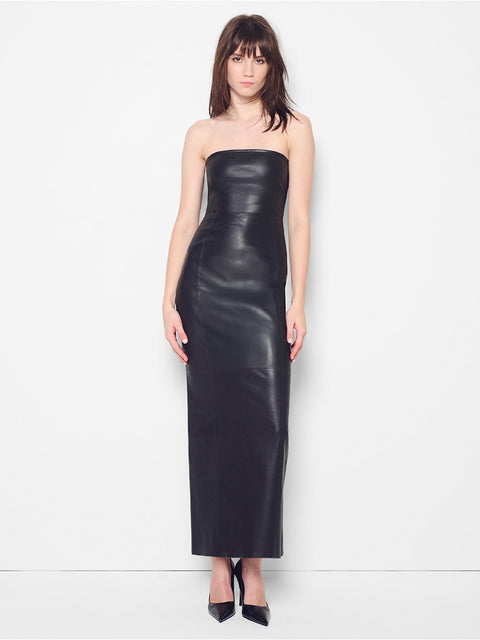 VENUS STRETCH LEATHER DRESS