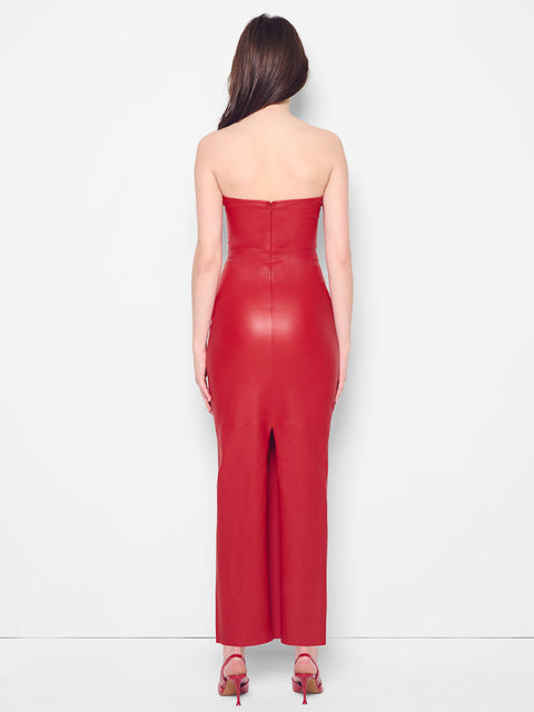 VENUS STRETCH LEATHER DRESS