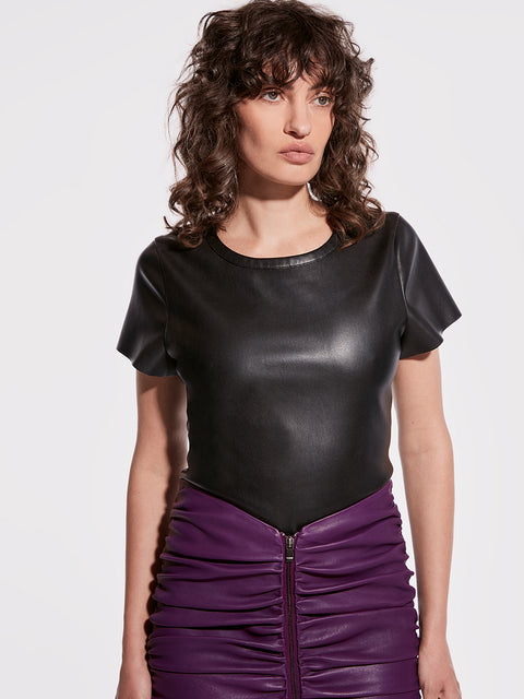 NUOVA TEE GUARD IN PELLE RICICLATA