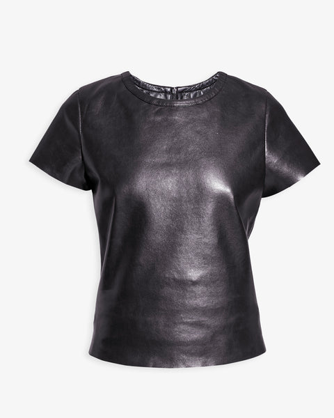 NEW GUARD RECYCLED LEATHER TEE - AS by DF