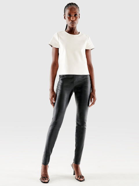 NEW GUARD RECYCLED LEATHER TEE - AS by DF