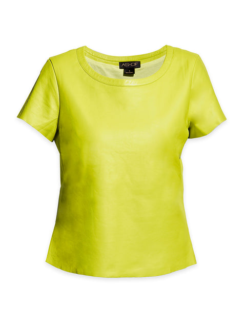 NEW GUARD RECYCLED LEATHER TEE - AS by DF