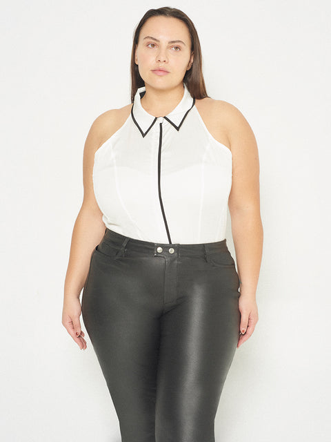 CURVE ROBBIE STRETCH LEATHER FLARES