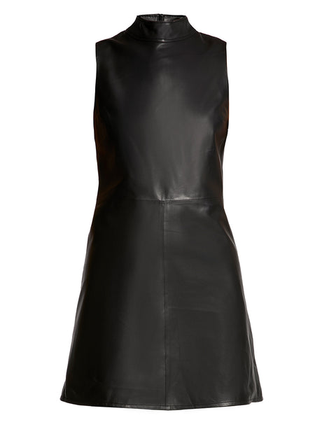 CRAWFORD UPCYCLED LEATHER DRESS