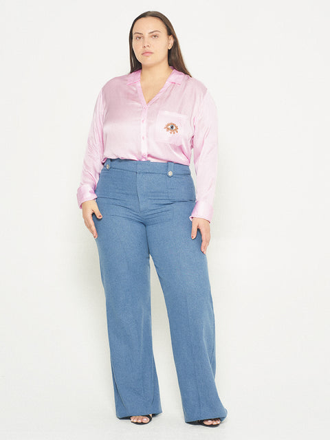CURVE DOMINGA DENIM TROUSERS - AS by DF