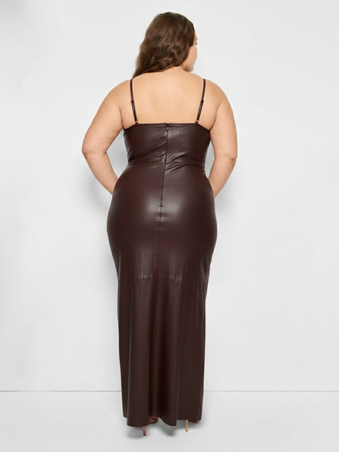 CURVE APHRODITE STRETCH LEATHER DRESS