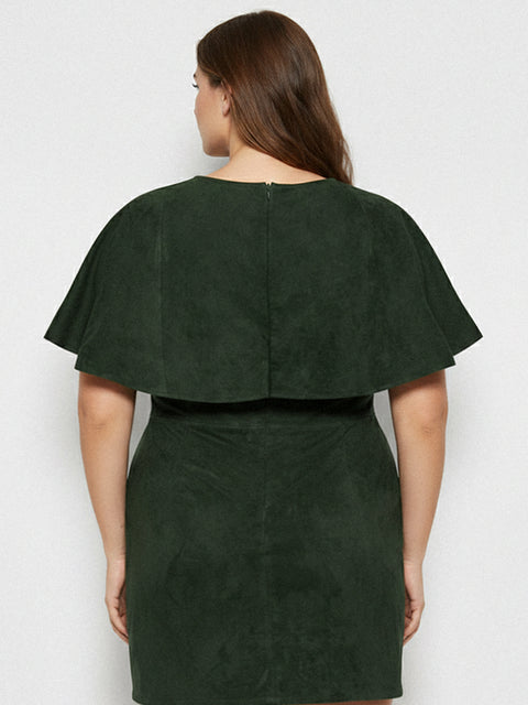 CURVE SELENE STRETCH SUEDE DRESS - AS by DF