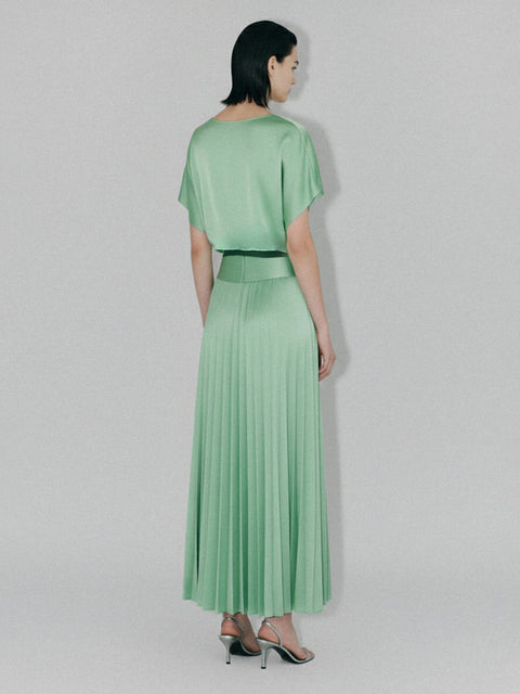 MATCHA PLEATED SKIRT - AS by DF