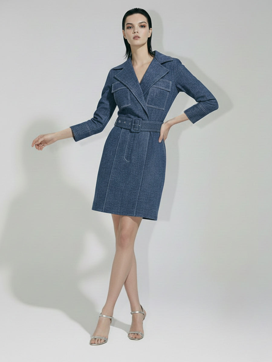 AS by DF Women's Gianna Dress - Med Wash Denim