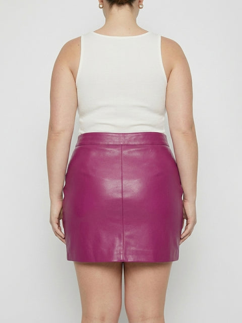 CURVE JEREMIAH UPCYCLED LEATHER MINI